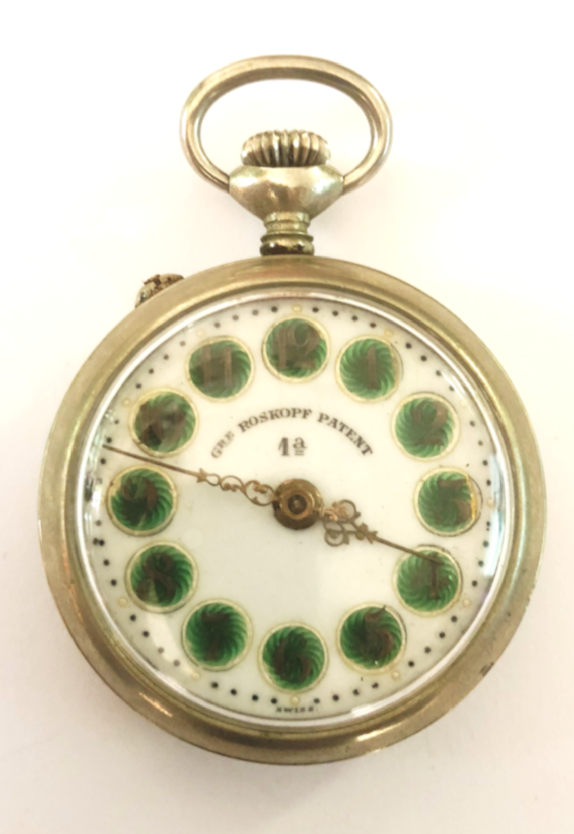 Reloj estilo lepine de manufactura ROSKOPF PATENT, 1ª, Suiza. Museo Internacional de Alta Relojería de